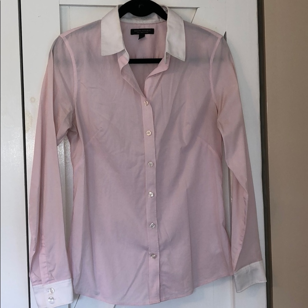 Banana Republic Fitted Button Up (Size 10)